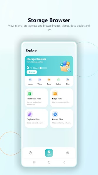 Core Security storage browser screen